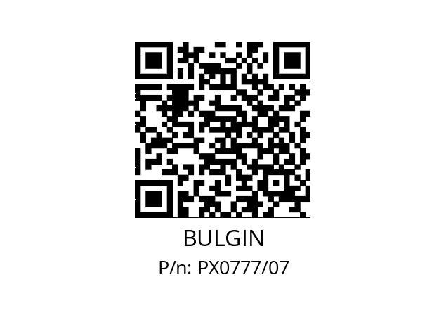   BULGIN PX0777/07