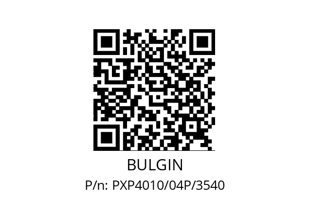   BULGIN PXP4010/04P/3540