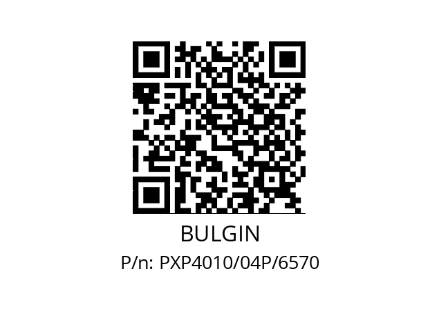   BULGIN PXP4010/04P/6570