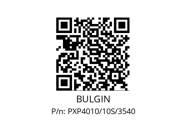   BULGIN PXP4010/10S/3540