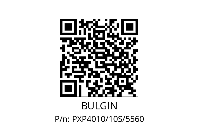   BULGIN PXP4010/10S/5560