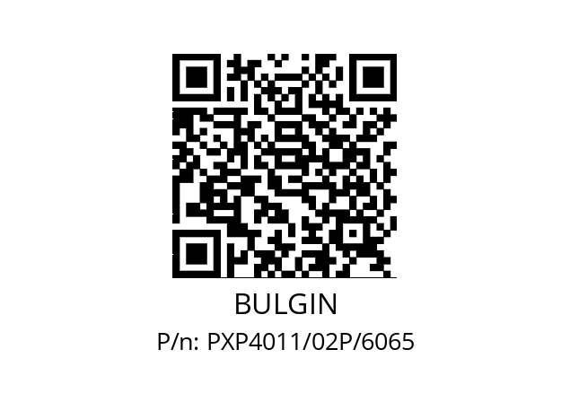   BULGIN PXP4011/02P/6065