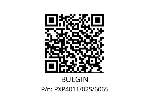   BULGIN PXP4011/02S/6065