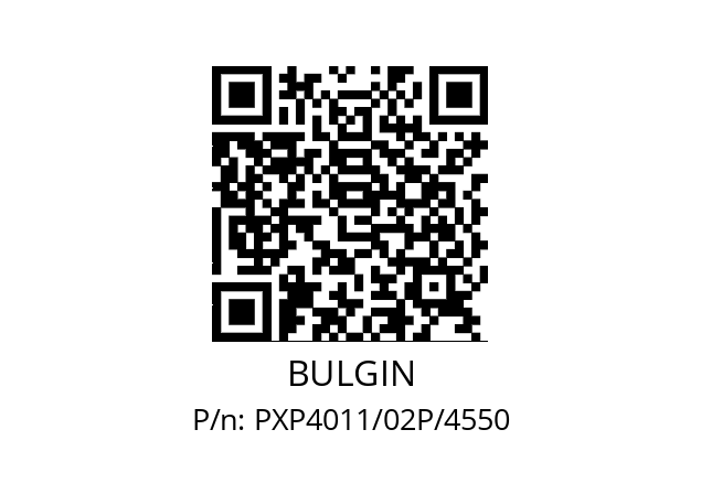   BULGIN PXP4011/02P/4550