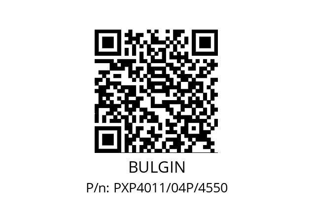   BULGIN PXP4011/04P/4550