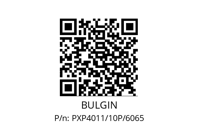   BULGIN PXP4011/10P/6065