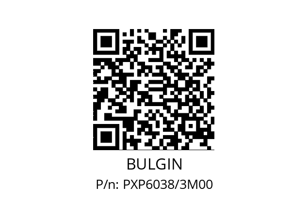   BULGIN PXP6038/3M00