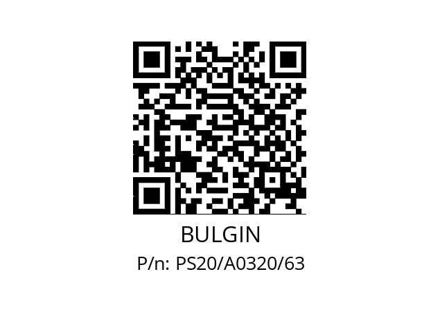   BULGIN PS20/A0320/63