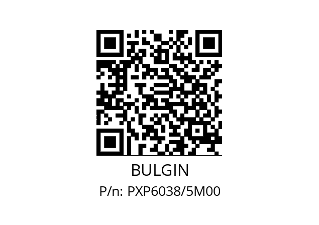   BULGIN PXP6038/5M00