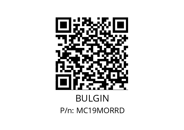   BULGIN MC19MORRD