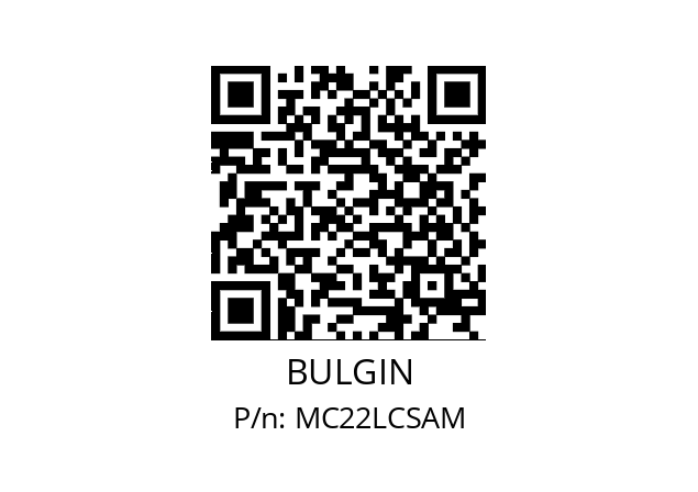   BULGIN MC22LCSAM