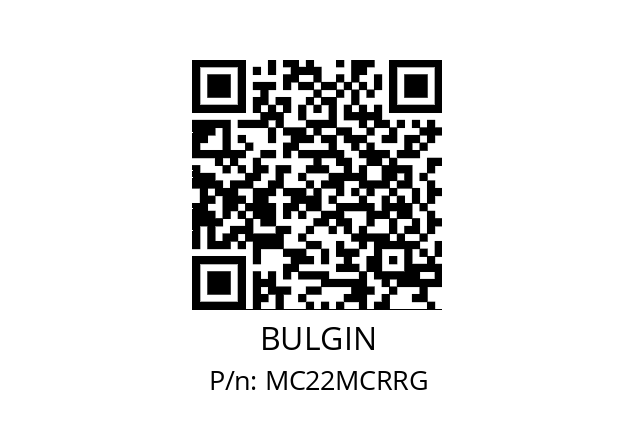   BULGIN MC22MCRRG