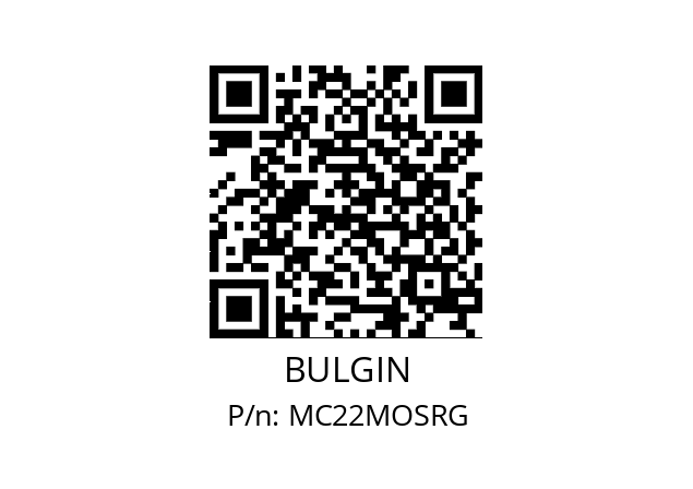   BULGIN MC22MOSRG