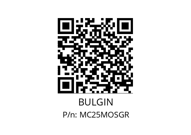   BULGIN MC25MOSGR