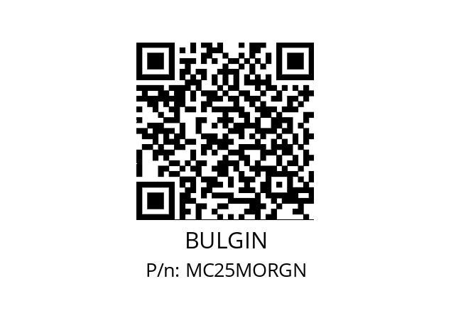   BULGIN MC25MORGN