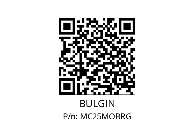   BULGIN MC25MOBRG