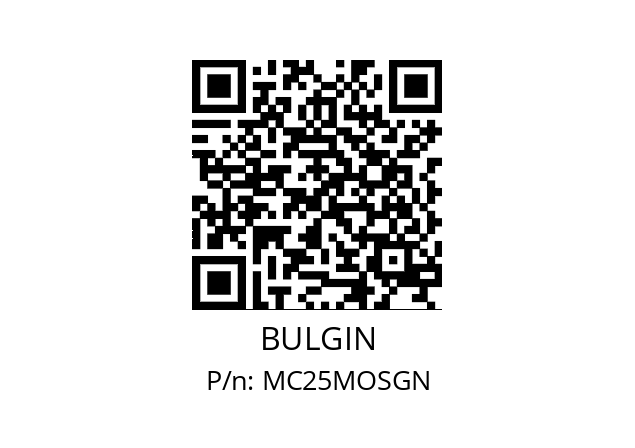   BULGIN MC25MOSGN