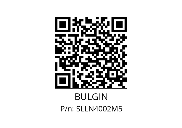   BULGIN SLLN4002M5