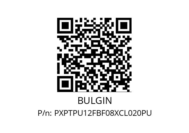   BULGIN PXPTPU12FBF08XCL020PU