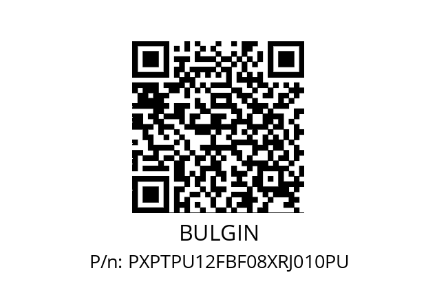   BULGIN PXPTPU12FBF08XRJ010PU