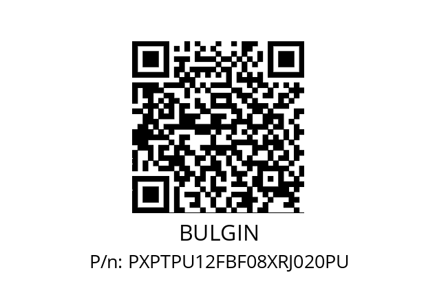   BULGIN PXPTPU12FBF08XRJ020PU