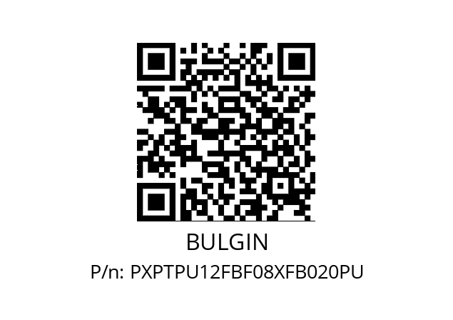   BULGIN PXPTPU12FBF08XFB020PU