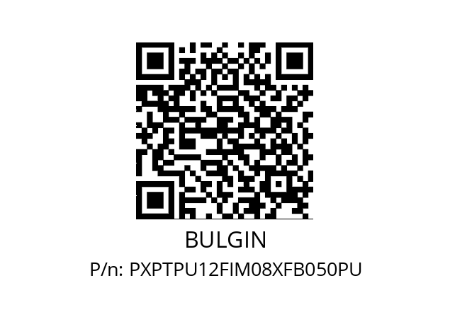   BULGIN PXPTPU12FIM08XFB050PU