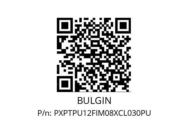   BULGIN PXPTPU12FIM08XCL030PU