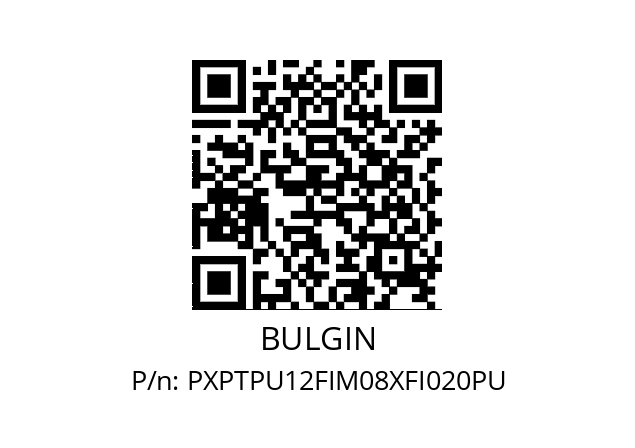   BULGIN PXPTPU12FIM08XFI020PU