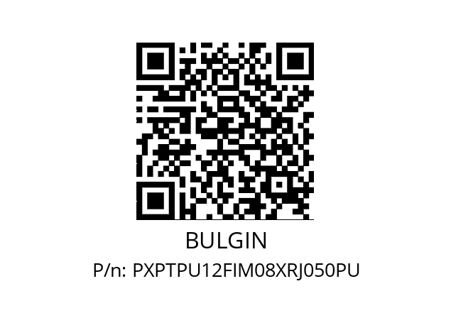   BULGIN PXPTPU12FIM08XRJ050PU