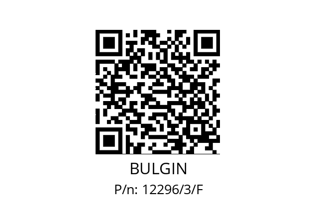   BULGIN 12296/3/F