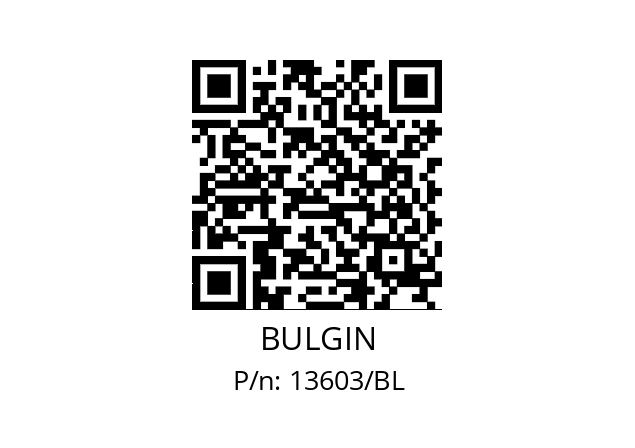   BULGIN 13603/BL