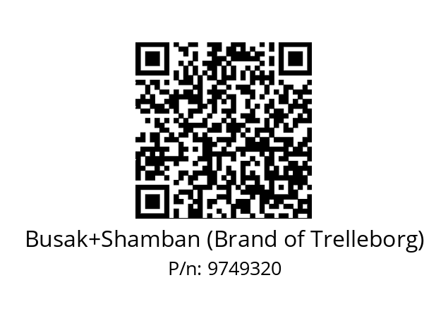   Busak+Shamban (Brand of Trelleborg) 9749320