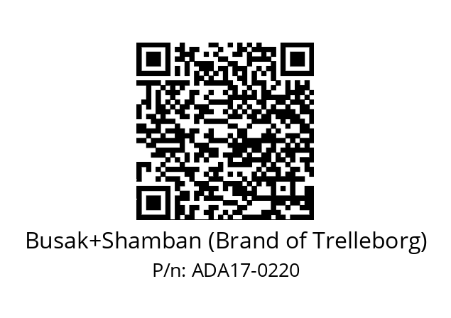   Busak+Shamban (Brand of Trelleborg) ADA17-0220