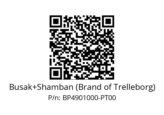   Busak+Shamban (Brand of Trelleborg) BP4901000-PT00