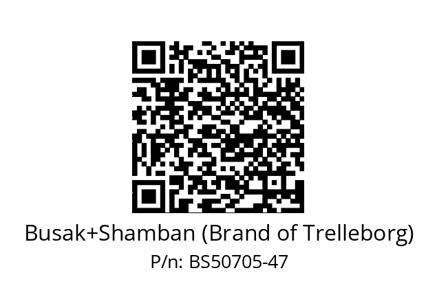   Busak+Shamban (Brand of Trelleborg) BS50705-47