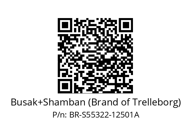   Busak+Shamban (Brand of Trelleborg) BR-S55322-12501A