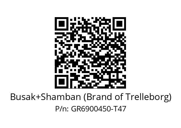   Busak+Shamban (Brand of Trelleborg) GR6900450-T47