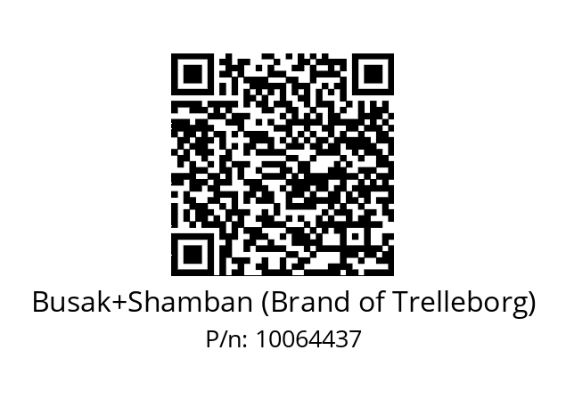   Busak+Shamban (Brand of Trelleborg) 10064437