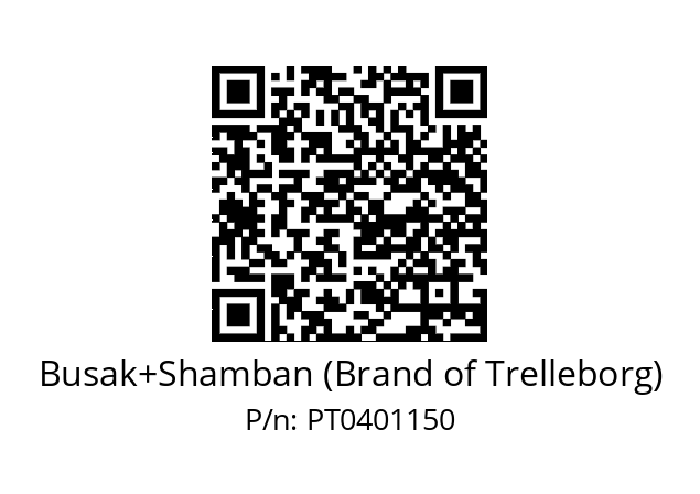   Busak+Shamban (Brand of Trelleborg) PT0401150