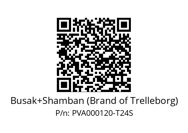   Busak+Shamban (Brand of Trelleborg) PVA000120-T24S