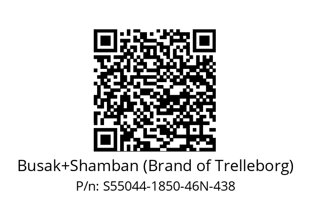   Busak+Shamban (Brand of Trelleborg) S55044-1850-46N-438