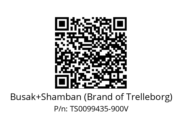   Busak+Shamban (Brand of Trelleborg) TS0099435-900V