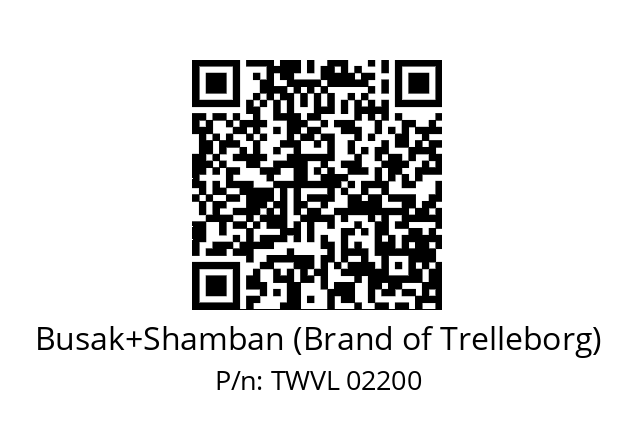   Busak+Shamban (Brand of Trelleborg) TWVL 02200