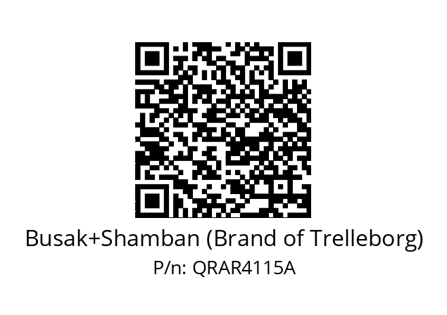   Busak+Shamban (Brand of Trelleborg) QRAR4115A