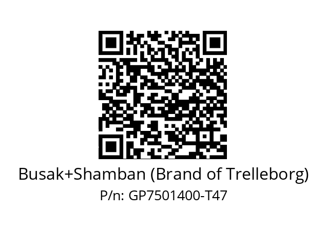   Busak+Shamban (Brand of Trelleborg) GP7501400-T47