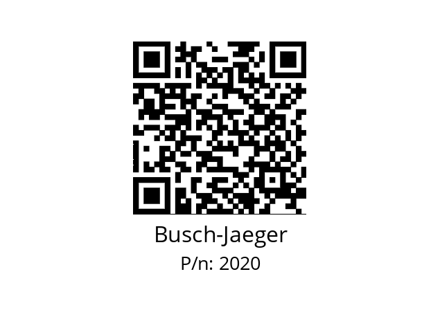   Busch-Jaeger 2020