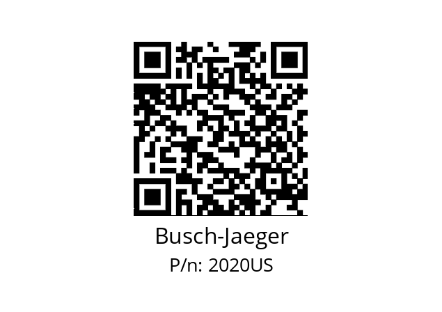   Busch-Jaeger 2020US