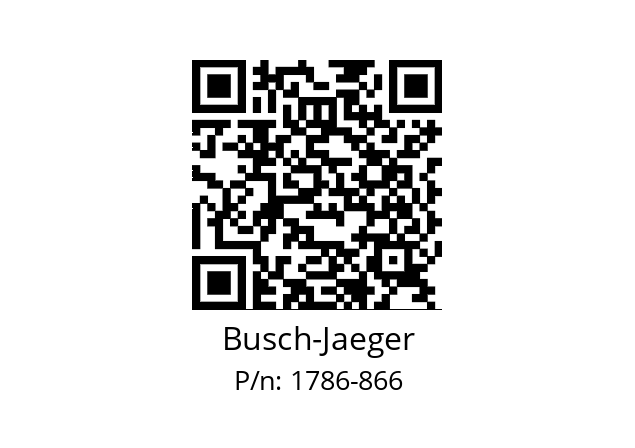   Busch-Jaeger 1786-866