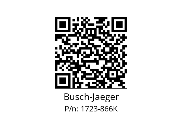   Busch-Jaeger 1723-866K